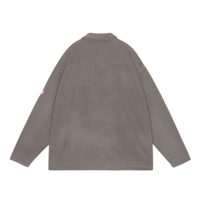 画像2: C.E (FLEECE SNAP SHIRT) BROWN