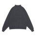 画像2: C.E (OVERDYE HALF ZIP CASUAL SWEAT) BLACK (2)