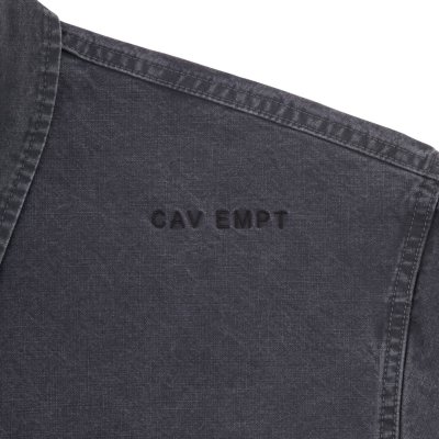 画像3: C.E (WASHED COTTON CANVAS ZIP JACKET) BLACK