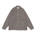C.E (FLEECE SNAP SHIRT) BROWN