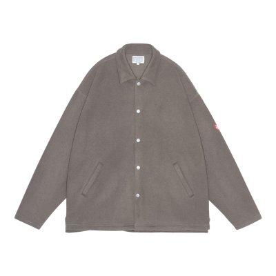 画像1: C.E (FLEECE SNAP SHIRT) BROWN