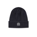 BLACK EYE PATCH (SMALL OG LABEL STRIPE BEANIE) NAVY