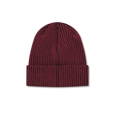 画像2: BLACK EYE PATCH (SMALL OG LABEL STRIPE BEANIE) RED