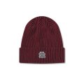BLACK EYE PATCH (SMALL OG LABEL STRIPE BEANIE) RED