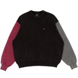LQQK STUDIO (WAFFLE KNIT CREW) COLOR BLOCK