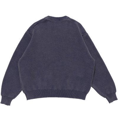 画像2: LQQK STUDIO (WAFFLE KNIT CREW) BLUE