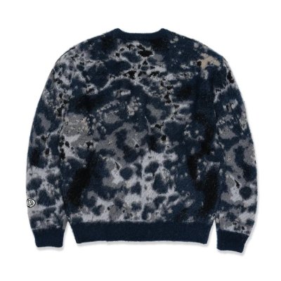 画像2: HOMBRE NINO (TIE DYE JACQUARD SWEATER) NAVY