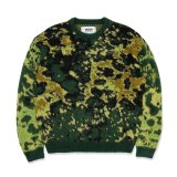 HOMBRE NINO (TIE DYE JACQUARD SWEATER) GREEN