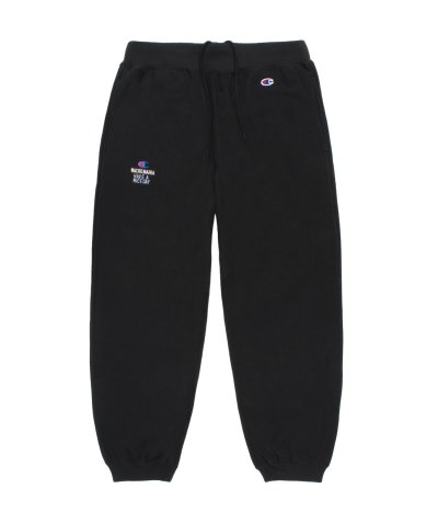 画像1: WACKO MARIA (CHAMPION REVERSE WEAVE SWEAT PANTS) BLACK