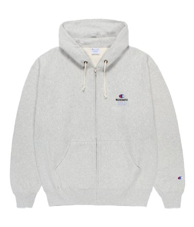 画像1: WACKO MARIA (CHAMPION REVERSE WEAVE FULL ZIP HOODED SWEAT SHIRT) SILVER GRAY