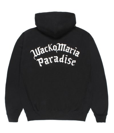 画像1: WACKO MARIA (CHAMPION REVERSE WEAVE PULLOVER HOODED SWEAT SHIRT TYPE-2) BLACK