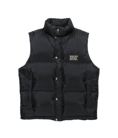 画像1: WACKO MARIA (NANGA DOWN VEST) BLACK
