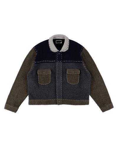 画像1: PHINGERIN (PG1 KNIT) MULTI KHAKI