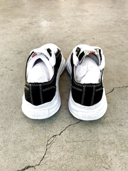 画像4: Maison MIHARA YASUHIRO ("HANK" OG SOLE CANVAS LOW SNEAKER) BLACK (4)