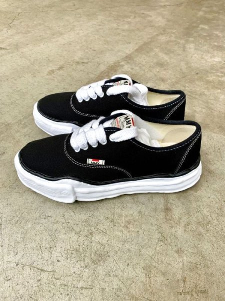 画像3: Maison MIHARA YASUHIRO ("BAKER" OG SOLE CANVAS LOW SNEAKER) BLACK (3)