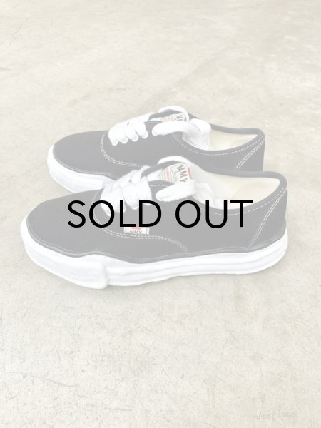 画像3: Maison MIHARA YASUHIRO ("BAKER" OG SOLE CANVAS LOW SNEAKER) BLACK (3)