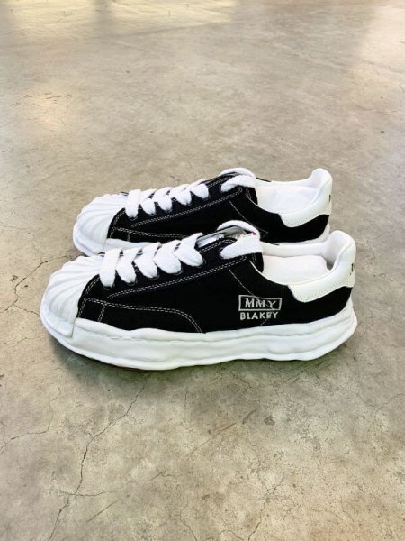 画像3: Maison MIHARA YASUHIRO ("BLAKEY" OG SOLE CANVAS LOW-TOP SNEAKER) BLACK (3)