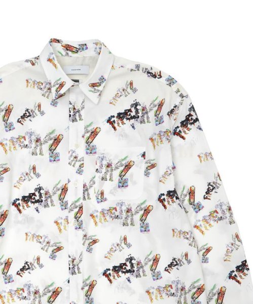 画像3: FACETASM (BIG LONG SLEEVE SHIRT) MULTI -30% OFF- (3)