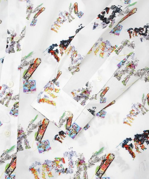 画像4: FACETASM (BIG LONG SLEEVE SHIRT) MULTI -30% OFF- (4)