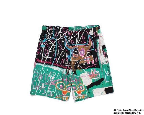 画像1: WACKO MARIA (JEAN-MICHEL BASQUIAT HAWAIIAN SHORTS TYPE-4) ONE (1)