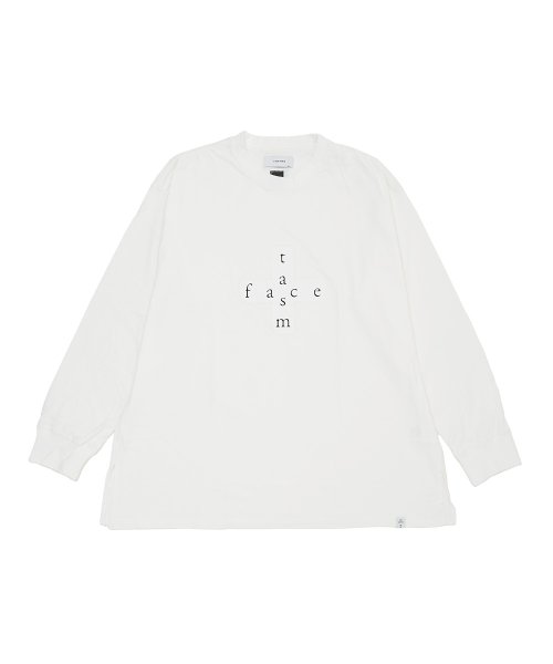 画像1: FACETASM (CROSS LOGO LONG SLEEVE TEE) WHITE -30% OFF- (1)