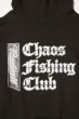 画像4: Chaos Fishing Club (CHROME LETTERS HOODIE SWEAT SHIRT L/S) BLACK (4)