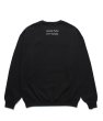 画像2: WACKO MARIA (JIRO KONAMI / CREW NECK SWEAT SHIRT TYPE-2) BLACK (2)