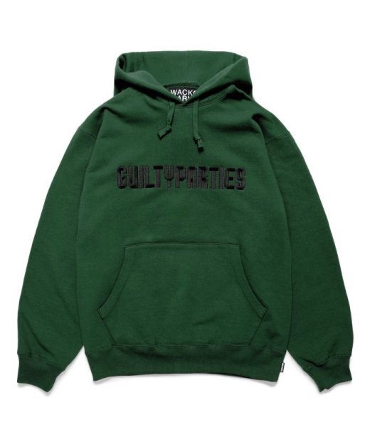 画像1: WACKO MARIA (HEAVY WEIGHT PULLOVER HOODED SWEAT SHIRT TYPE 3) GREEN (1)