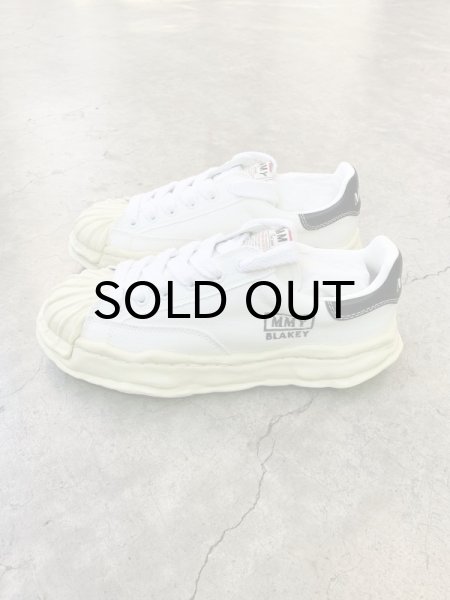 画像3: Maison MIHARA YASUHIRO ("BLAKEY" VINTAGE COLOR SOLE CANVAS LOW-TOP SNEAKER) WHITE (3)