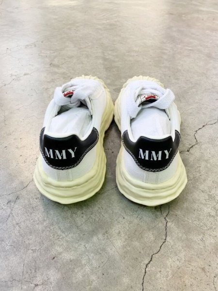 画像4: Maison MIHARA YASUHIRO ("BLAKEY" VINTAGE COLOR SOLE CANVAS LOW-TOP SNEAKER) WHITE (4)