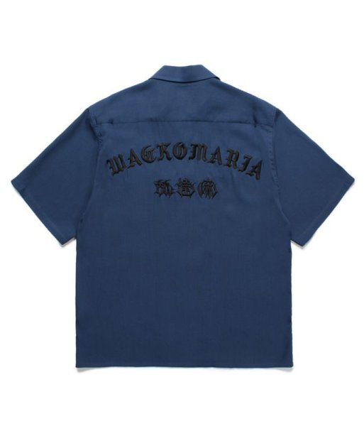 画像2: WACKO MARIA (舐達麻 HIGHTIMES 50'S SHIRTS S/S) NAVY (2)