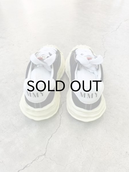 画像4: Maison MIHARA YASUHIRO ("BLAKEY" VINTAGE COLOR SOLE CANVAS LOW-TOP SNEAKER) BLACK (4)