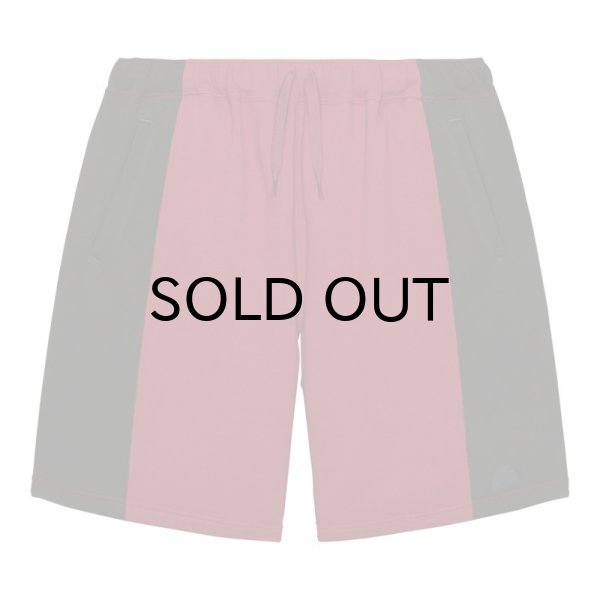 画像1: C.E (PANELED TWO TONE JOG SHORTS) RED -30% OFF- (1)