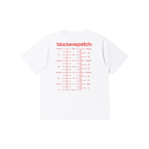 画像2: BLACK EYE PATCH (GLASSWARE LOGO POCKET TEE) WHITE (2)