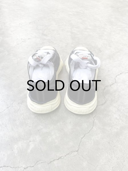 画像4: Maison MIHARA YASUHIRO ("PETERSON" VINTAGE COLOR SOLE CANVAS LOW-TOP SNEAKER) BLACK (4)