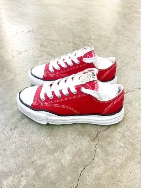 画像3: Maison MIHARA YASUHIRO ("PETERSON" OG SOLE CANVAS LOW SNEAKER) RED (3)