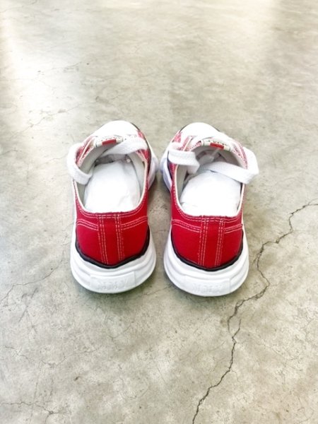 画像4: Maison MIHARA YASUHIRO ("PETERSON" OG SOLE CANVAS LOW SNEAKER) RED (4)