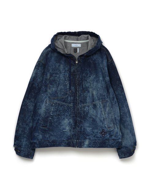 画像1: FACETASM (GALAXY DENIM JACKET) INDIGO -30% OFF- (1)