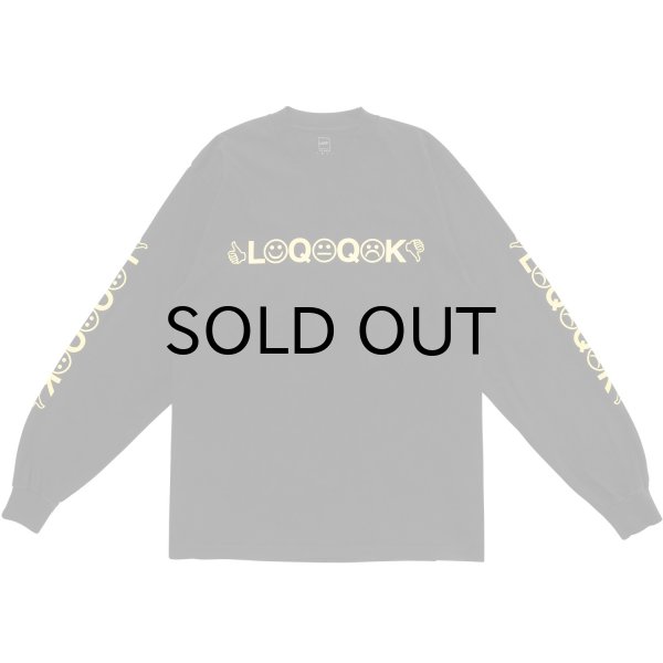 画像1: LQQK STUDIO (LQQK L/S TEE) BLACK -30% OFF- (1)