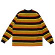 画像2: LQQK STUDIO (L/S RUGBY WEIGT BORDER TEEBOX LOGO) OLIVE -30% OFF- (2)