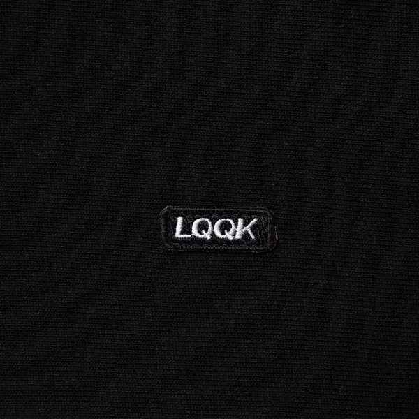 画像3: LQQK STUDIO (SIGNATURE FLEECE ZIP HOODIE) BLACK -30% OFF- (3)