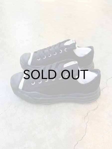 画像3: Maison MIHARA YASUHIRO ("HANK" OG SOLE CANVAS LOW SNEAKER) BLK-BLK (3)