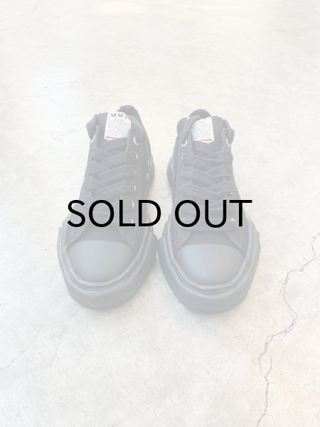 画像2: Maison MIHARA YASUHIRO ("PETERSON" OG SOLE CANVAS LOW SNEAKER) BLK-BLK (2)