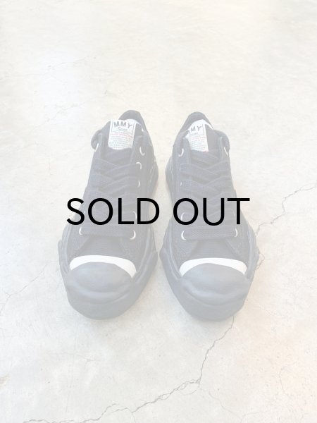 画像2: Maison MIHARA YASUHIRO ("HANK" OG SOLE CANVAS LOW SNEAKER) BLK-BLK (2)