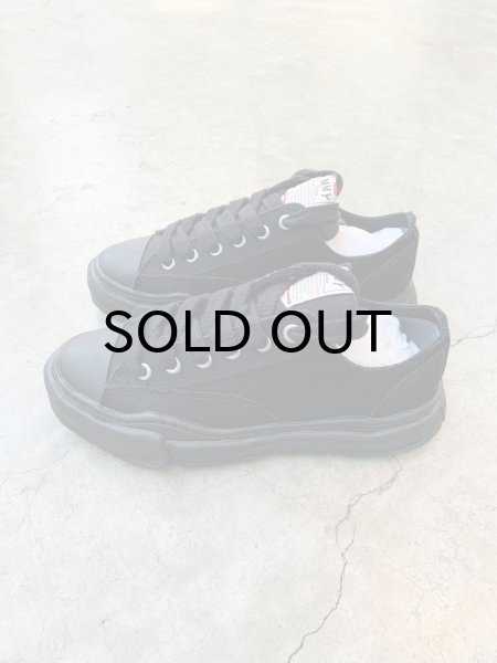 画像3: Maison MIHARA YASUHIRO ("PETERSON" OG SOLE CANVAS LOW SNEAKER) BLK-BLK (3)