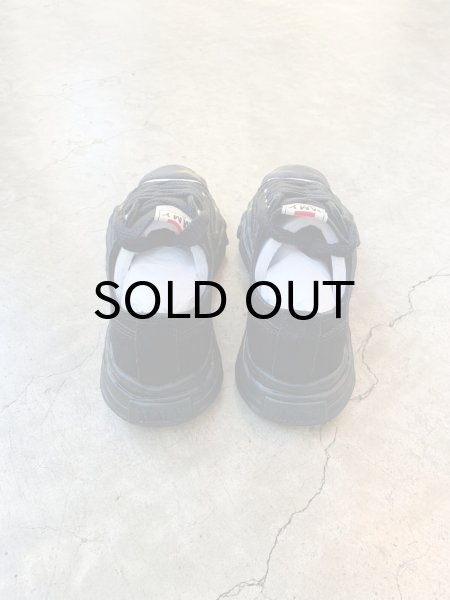 画像4: Maison MIHARA YASUHIRO ("HANK" OG SOLE CANVAS LOW SNEAKER) BLK-BLK (4)