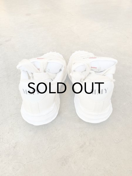画像4: Maison MIHARA YASUHIRO ("BLAKEY" PUFFER OG SOLE CANVAS GARMENT DYED LOW-TOP SNEAKER) WHITE (4)