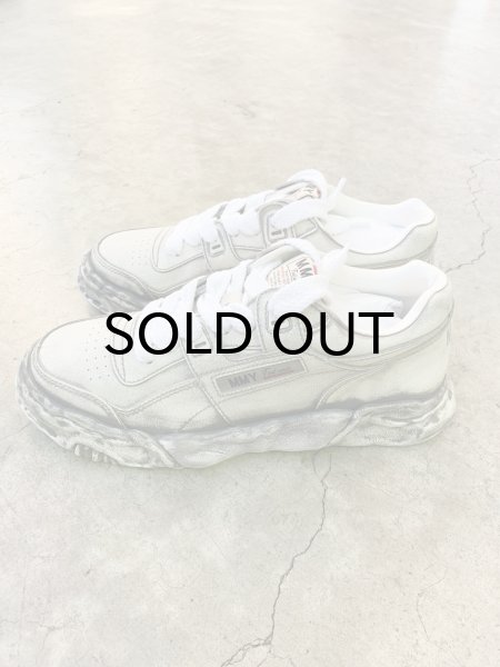 画像3: Maison MIHARA YASUHIRO ("PARKER" OG SOLE FADED EFFECT LEATHER LOW-TOP SNEAKER) GRAY (3)