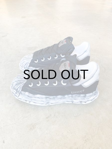 画像3: Maison MIHARA YASUHIRO ("BLAKEY" PUFFER OG SOLE CANVAS GARMENT DYED LOW-TOP SNEAKER) BLACK (3)