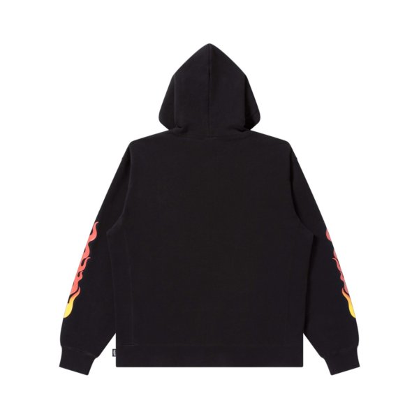 画像2: BLACK EYE PATCH (FLAME RIDER LOGO HOODIE) BLACK (2)